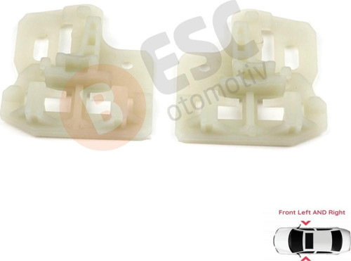 BMW X5 E53 1999-2007 İçin Ön Sol veya Sağ Kapı Cam Kriko Klipsleri