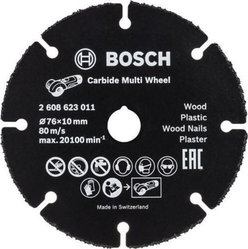 Carpide Multi Whell Çok Amaçlı Elmas Kesici Disk 76 mm (2608901196)