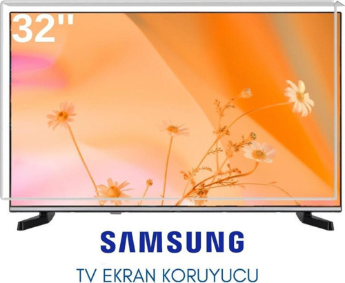 Samsung Uyumlu 32" inç 132 Ekran Tv Koruyucu Kırılmaz Paneli