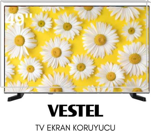 Vestel Uyumlu 49" inç 149 Ekran Tv Koruyucu Kırılmaz Paneli