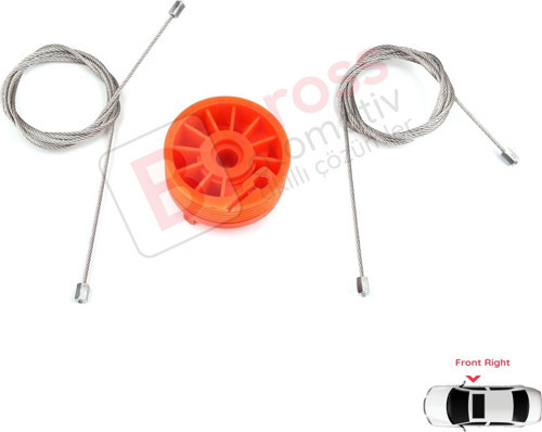 Peugeot 207 5 kapı Için Ön Sağ Cam Kriko Seti 9222w9