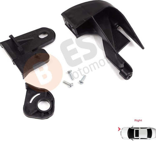 Fiat Fiorino MK3 Citroen Nemo Peugeot Bipper 2007-2020 6212F3 İçin Sağ Ön Far Ayak Tamir Seti