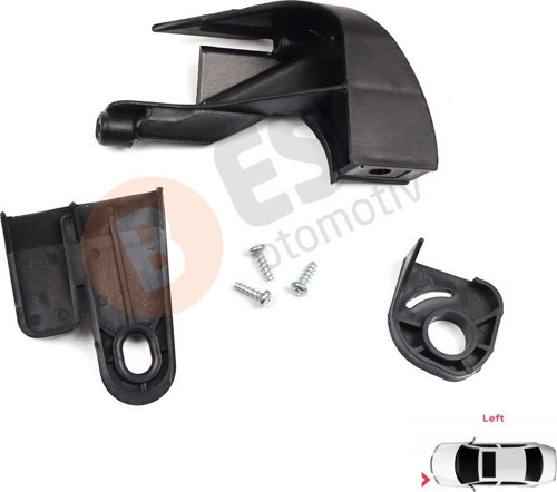 Fiat Fiorino MK3 Citroen Nemo Peugeot Bipper 2007-2020 6212F4 İçin Sol Ön Far Ayak Tamir Seti