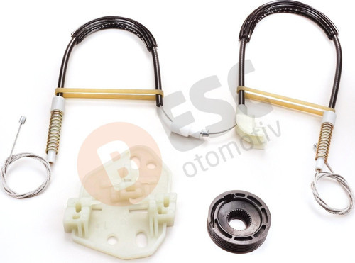 Ford Escort 1995-1999 İçin Sol Ön Kapı Cam Kriko Tamir Seti 91AB14A389C 91ABA23201BF