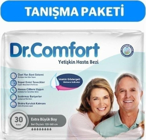 Yetişkin Bel Bağlamalı Hasta Bezi Xl 30'Lu