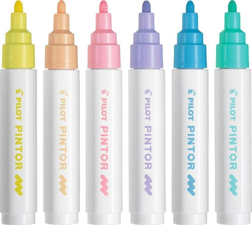 Pintor M 1.4mm Akrilik Kalem Markör Pastel Renkler / SW-PT-M-S6-Pastel