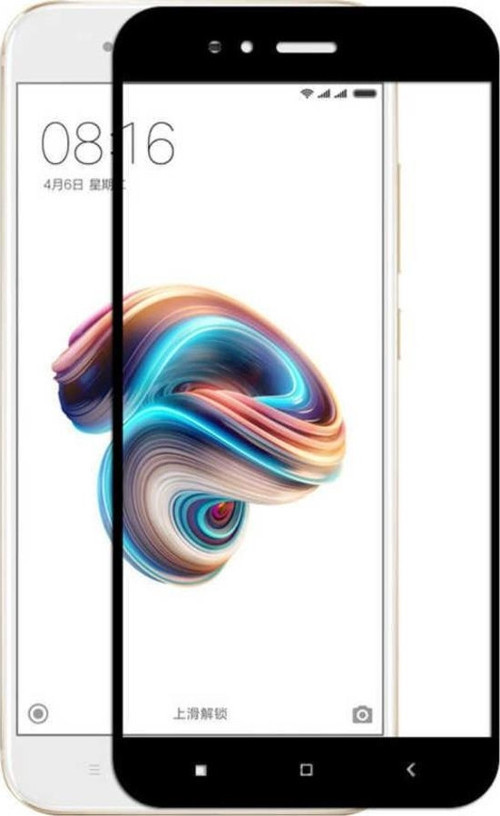 Xiaomi Mi 5x Zore Kenarları Kırılmaya Dayanıklı Cam Ekran Koruyucu