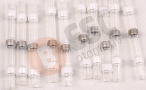 0,1 0,5 mm² Kablo İçin 10 Adet Isıtmalı Birleştirme Tamir Parçası
