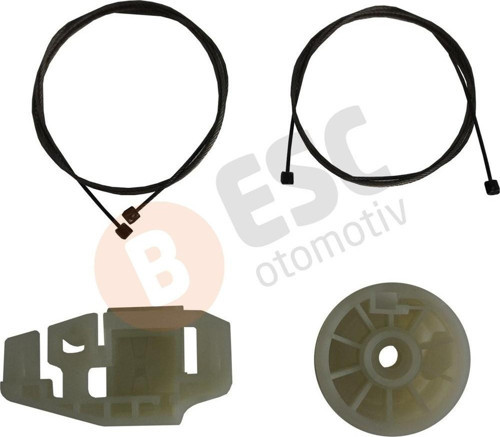 Renault Modus 2003-2008 Makyajsız Kasa 8200277578 İçin Elektrikli Ön Sağ Kapı Cam Kriko Tamir Seti