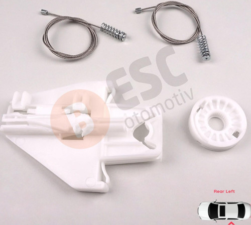 Skoda Fabia MK1 99-2008 4/5 Kapı Praktik Van 6Y0839461 İçin Elektrikli Arka Sol Cam Kriko Tamir Seti