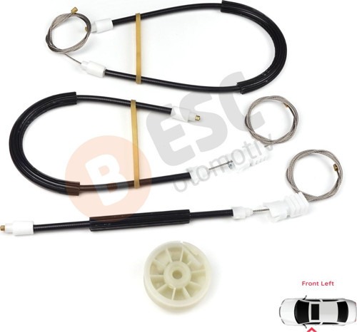 Nissan Primera P11 WP11 1996-2002 4/5 Kapı 807012F000 İçin Elektrikli Ön Sol Cam Kriko Tamir Seti