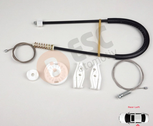 VW New Beetle Cabriolet Convertible 2003-2010 1Y0898291 İçin Elektrikli Arka Sol Cam Kriko Seti