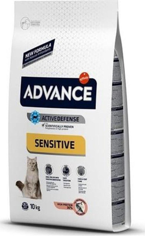 Advance Sensitive Somon Ve Pirinçli Hassas Yetişkin Kedi Maması 3 kg