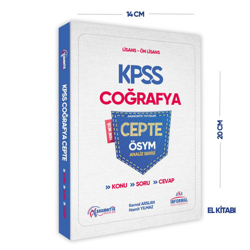 2025 KPSS Lisans Ön Lisans Coğrafya Cepte Konu Anlatımlı Soru-Cevap ÖSYM Analiz Serisi Son TÜİK Ekli