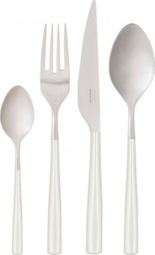 Athena Ivory Pearl Inox 24 Parça Çatal Bıçak Seti