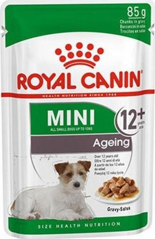 Mini Ageing 12+ Pouch Yaşlı Köpek Konservesi 6 Adet 85 Gr