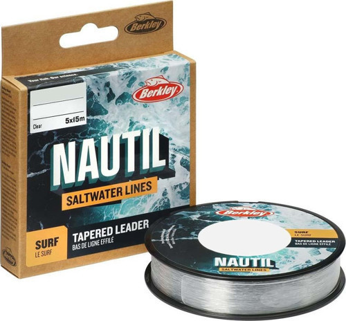 Nautil Surf Monofilament Tapered Leader Standart-0.18MM/0.54MM - 5X15M