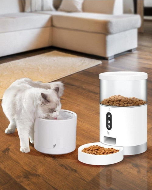 Kedi Köpek Mama ve Su Kabı Seti – Akıllı Otomatik Mama Kabı, Akıllı Otomatik Su Kabı