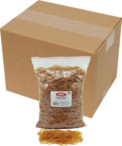 40mm Kauçuk Paket Ambalaj Lastiği 12Kg Koli