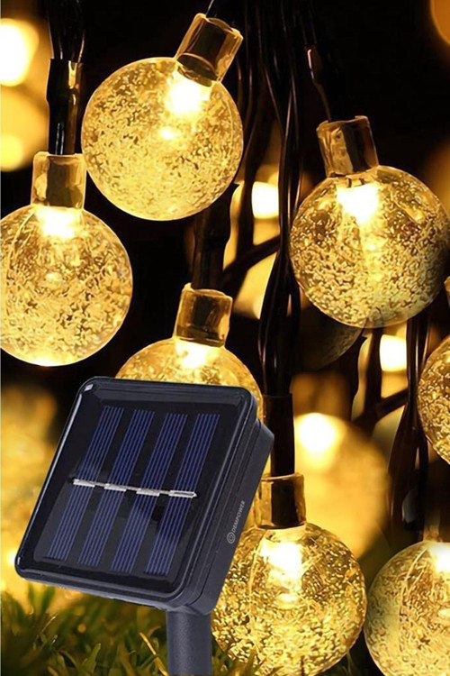 Gün Işığı Dekoratif 30Ledli Su Geçirmez Bahçe Lambası 6 Metre