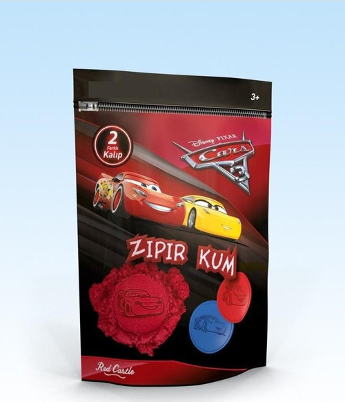 Disney Cars 3 Zıpır Kum Turuncu 500 g-Red Castle ZKP250-04
