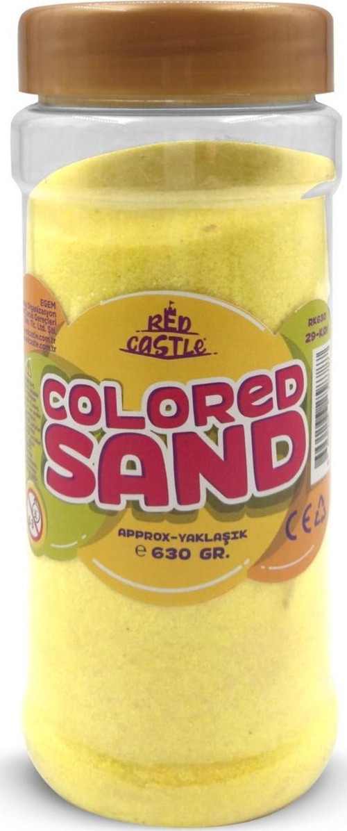 Renkli Kum Boyama Kumu 630 gram-Red Castle RK630-08-KAV