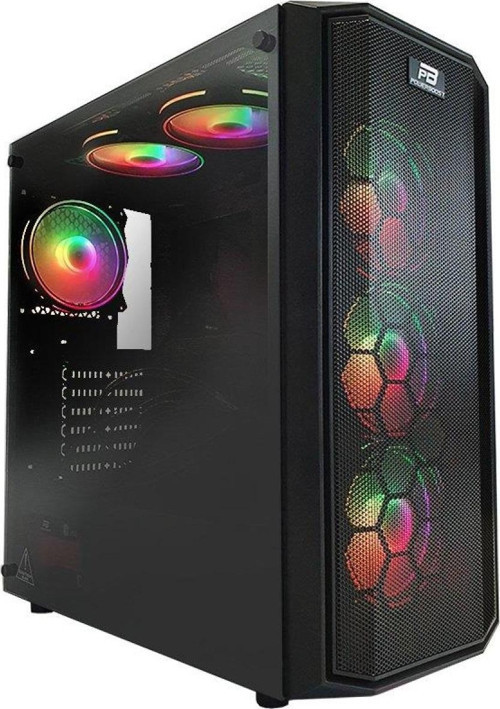 Powerboost X58Rgb-650W 80+ Usb3.0 6X12Cm Fan Sıyah Atx Kasa (Jbst-X58Rgb-650)