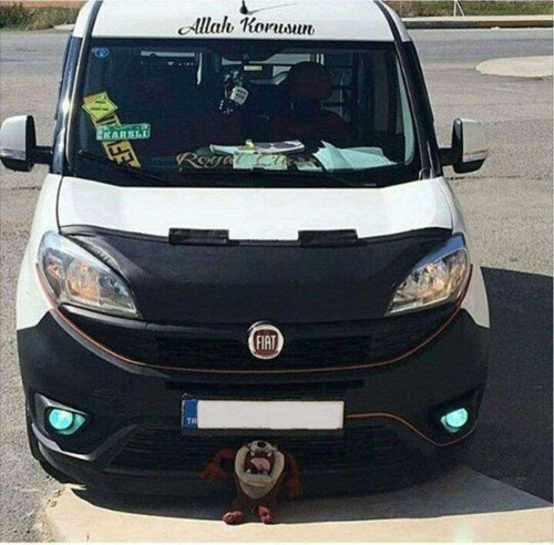 Fiat Doblo 4. Nesil 2015-2020 Suni Deri Lüx Kaput Koruyucu