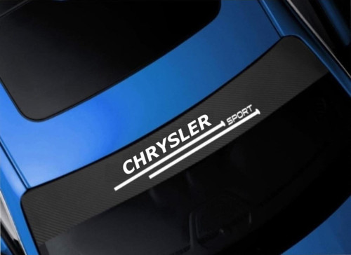Chrysler İçin Uyumlu Aksesuar Oto Ön Cam Oto Sticker Karbon