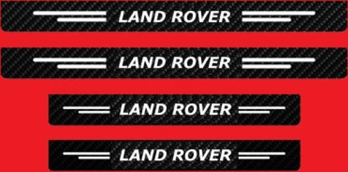 Land Rover Modelleri İçin Uyumlu Grafen 5D Karbon Oto Kapı Eşiği 4 Adet