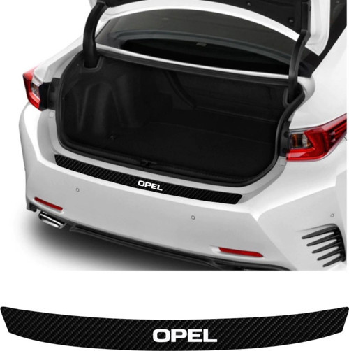Opel Ascona İçin Uyumlu Aksesuar Oto Arka Tampon Bagaj Koruyucu Sticker 92*7 Cm