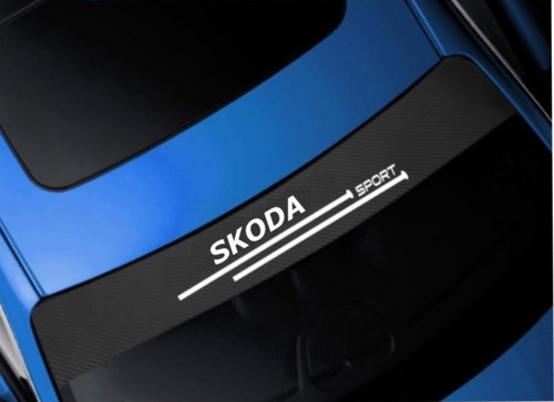 Skoda Superb İçin Uyumlu Aksesuar Oto Ön Cam Oto Sticker Karbon