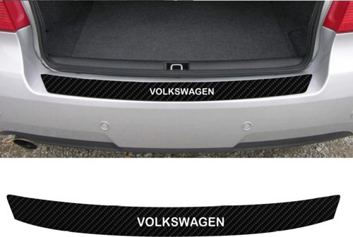 Volkswagen New Beetle İçin Uyumlu Aksesuar Oto Arka Tampon Bagaj Koruyucu Sticker 92*7 Cm