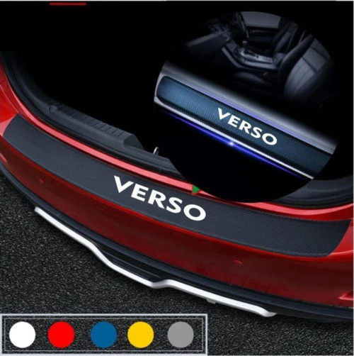 Toyota Verso İçin Uyumlu Aksesuar Oto Bagaj Ve Kapı Eşiği Sticker Seti Karbon