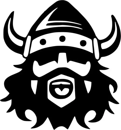 Viking Sticker (Oto-Motor-Laptop-Duvar-Dekor) 10 x 10 cm