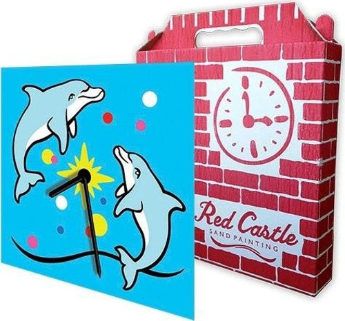 Yunuslar Saat (Clock) Kum Boyama Seti-Red Castle S-0011