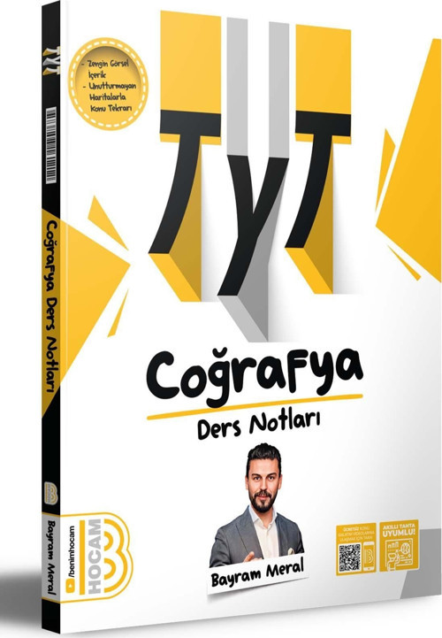 Benim Hocam YKS TYT Coğrafya Ders Notları - Bayram Meral Benim Hocam Yayınları