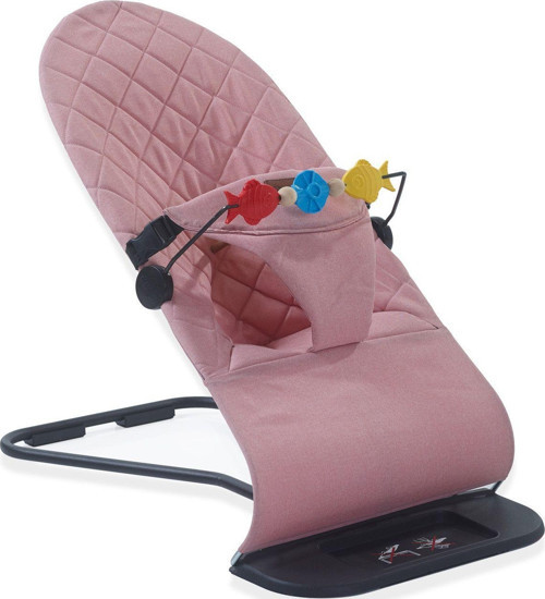 Smart Lüx Pamuklu Keten Sallanır Üç Kademeli Ana Kucağı Ve Oyuncak Aparatı Pink