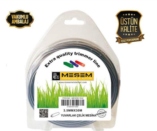 Misina İpi Yuvarlak Çelik 3.5 mmX30 mt