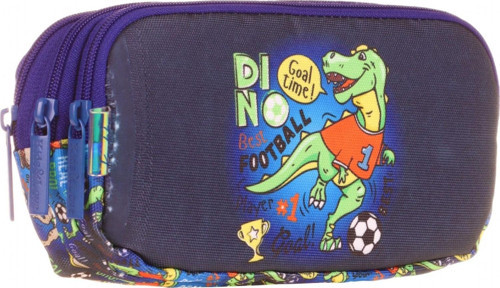 Kids 3 Bölmeli Kalem Çantası Fast Dinosaur L8169