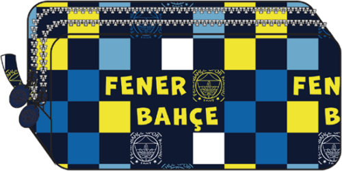 Fenerbahçe Dama Desen Kalem Çantası 24703