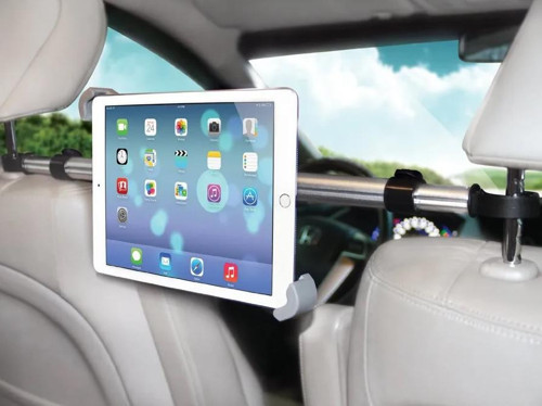 360° Dönen Metal Araç Arka Koltuk İçin Tablet Tutucu 7-11" Arası Arka Koltuk Tablet Tutucu