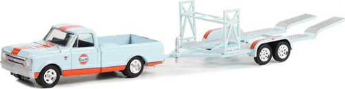 Greenlight 1/64 1968 Chevrolet C-10 Shortbed and Tandem Car