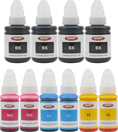 Canon G3400 G3410 G3411 G3415 uyumlu Renkli Mürekkep 10 adet