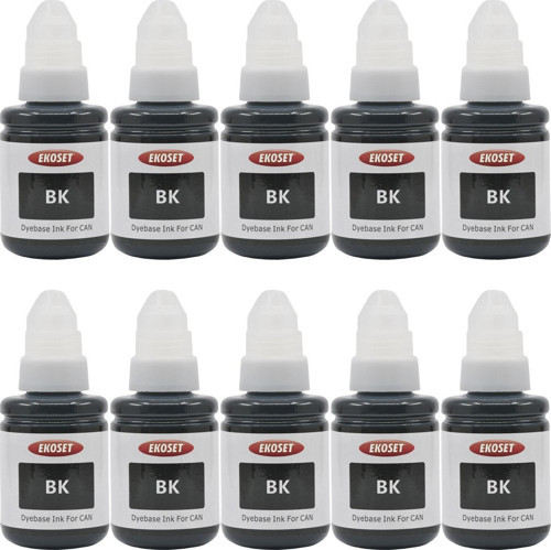 Canon G3400 G3410 G3411 G3415 uyumlu Siyah Mürekkep 135ml 10 adet