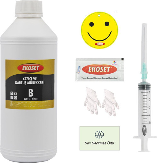 Epson L355 L365 Uyumlu Siyah Muadil Mürekkep 1 Litre