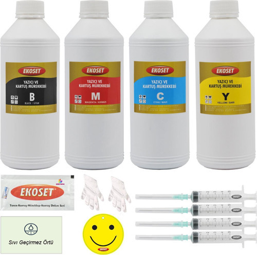 hp ink Tank 415 uyumlu mürekkep 4 renk 1 Litre