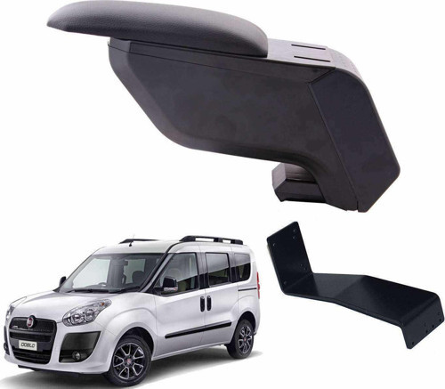 Fiat Doblo 2013 Delmesiz Çelik Ayaklı Siyah Kolçak Kol Dayama
