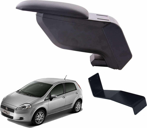 Fiat Grande Punto 2005 Delmesiz Çelik Ayaklı Siyah Kolçak Kol Dayama