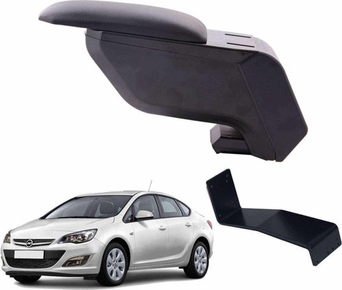 Opel Astra J 2017 Sedan Delmesiz Çelik Ayaklı Siyah Kolçak Kol Dayama